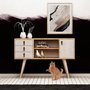 Hanah Home İndira Consola Roble y Blanco